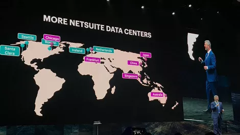 Netsuite datacentre map