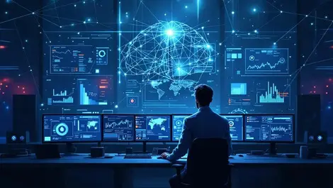 Moody soc night cybersecurity analyst ai threat maps hidden agents