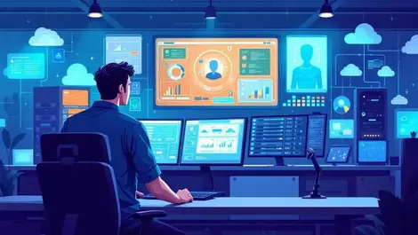 Modern it operations control room ai assistant monitoring